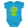 thumbnail image 1 of Inktastic Cute Frog, Green Frog, Frog Prince, Crown Boys or Girls Baby Bodysuit, 1 of 5