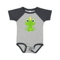 thumbnail image 1 of Inktastic Cute Frog, Green Frog, Frog Prince, Crown Boys or Girls Baby Bodysuit, 1 of 5