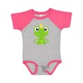 thumbnail image 1 of Inktastic Cute Frog, Green Frog, Frog Prince, Crown Boys or Girls Baby Bodysuit, 1 of 5