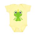 thumbnail image 1 of Inktastic Cute Frog, Green Frog, Frog Prince, Crown Boys or Girls Baby Bodysuit, 1 of 5