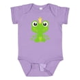 thumbnail image 1 of Inktastic Cute Frog, Green Frog, Frog Prince, Crown Boys or Girls Baby Bodysuit, 1 of 5