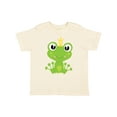 thumbnail image 1 of Inktastic Cute Frog, Green Frog, Frog Prince, Crown Boys or Girls Toddler T-Shirt, 1 of 5