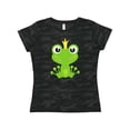 thumbnail image 1 of Inktastic Cute Frog, Green Frog, Frog Prince, Crown Women's T-Shirt, 1 of 5