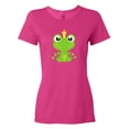 thumbnail image 1 of Inktastic Cute Frog, Green Frog, Frog Prince, Crown Women's T-Shirt, 1 of 5