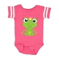 thumbnail image 1 of Inktastic Cute Frog, Green Frog, Frog Princess, Crown Girls Baby Bodysuit, 1 of 5