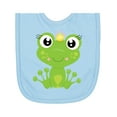 thumbnail image 1 of Inktastic Cute Frog, Green Frog, Frog Princess, Crown Newborn Bib, 1 of 3