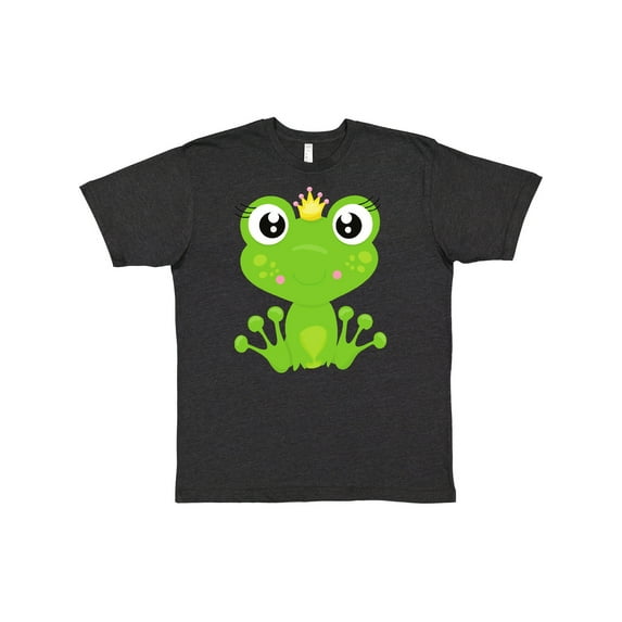Inktastic Cute Frog, Green Frog, Frog Princess, Crown T-Shirt