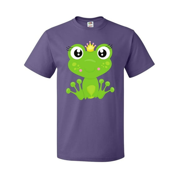 Inktastic Cute Frog, Green Frog, Frog Princess, Crown T-Shirt