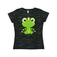 thumbnail image 1 of Inktastic Cute Frog, Green Frog, Frog Princess, Crown Women's T-Shirt, 1 of 5