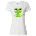 thumbnail image 1 of Inktastic Cute Frog, Green Frog, Frog Princess, Crown Women's T-Shirt, 1 of 5