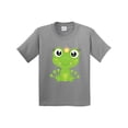 thumbnail image 1 of Inktastic Cute Frog, Green Frog, Frog Princess, Crown Youth T-Shirt, 1 of 5