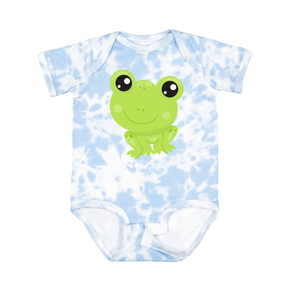 Inktastic Cute Frog, Little Frog, Baby Frog, Green Frog Boys or Girls Baby Bodysuit