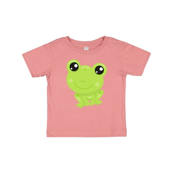Inktastic Cute Frog, Little Frog, Baby Frog, Green Frog Boys or Girls Baby T-Shirt