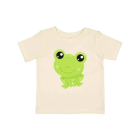 Inktastic Cute Frog, Little Frog, Baby Frog, Green Frog Boys or Girls Baby T-Shirt