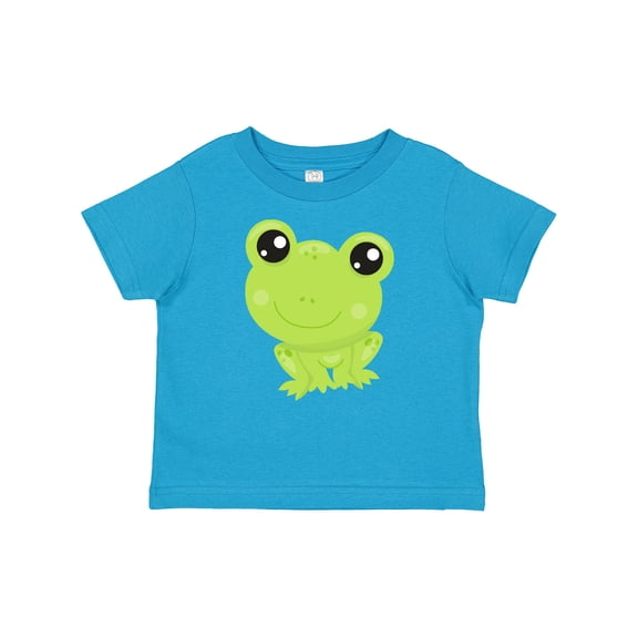 Inktastic Cute Frog, Little Frog, Baby Frog, Green Frog Boys or Girls Baby T-Shirt
