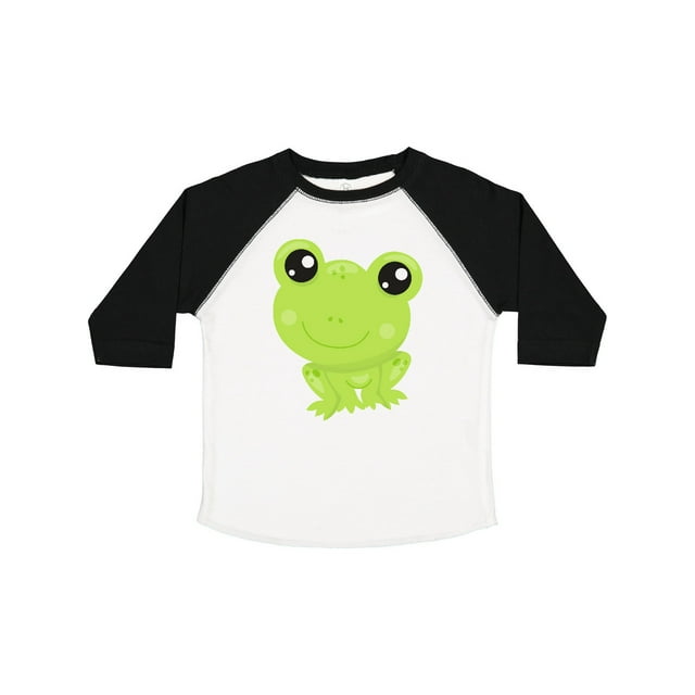 Inktastic Cute Frog, Little Frog, Baby Frog, Green Frog Boys or Girls Toddler T-Shirt
