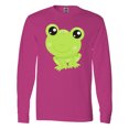 thumbnail image 1 of Inktastic Cute Frog, Little Frog, Baby Frog, Green Frog Long Sleeve T-Shirt, 1 of 5