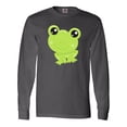 thumbnail image 1 of Inktastic Cute Frog, Little Frog, Baby Frog, Green Frog Long Sleeve T-Shirt, 1 of 5