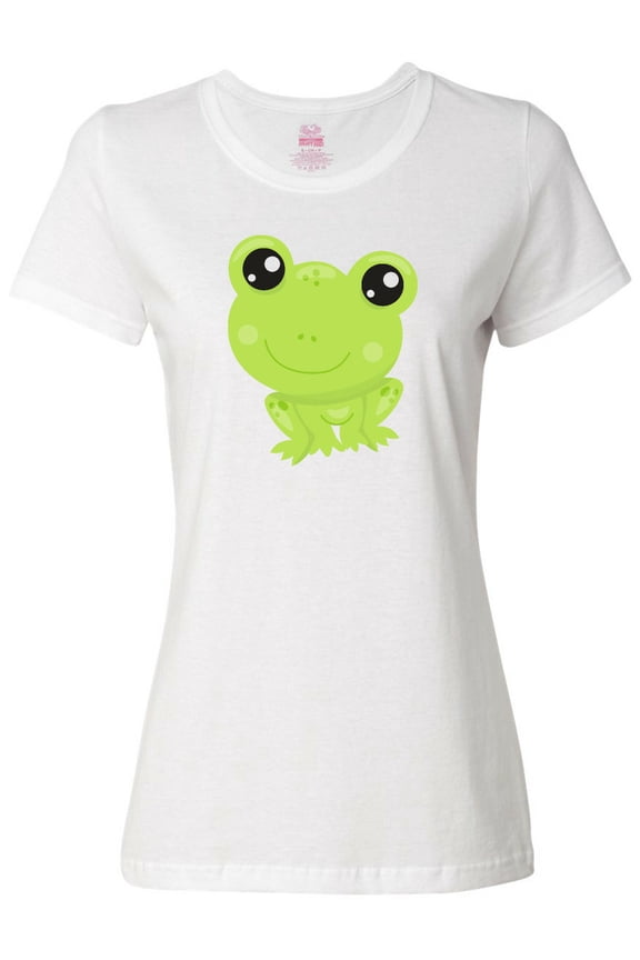 Cute Frog, Little Frog, Baby Frog, Green Frog Women's T-Shirt