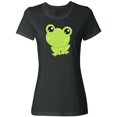 thumbnail image 1 of Inktastic Cute Frog, Little Frog, Baby Frog, Green Frog Women's T-Shirt, 1 of 5