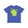 thumbnail image 1 of Inktastic Cute Frog, Little Frog, Baby Frog, Green Frog Youth T-Shirt, 1 of 5
