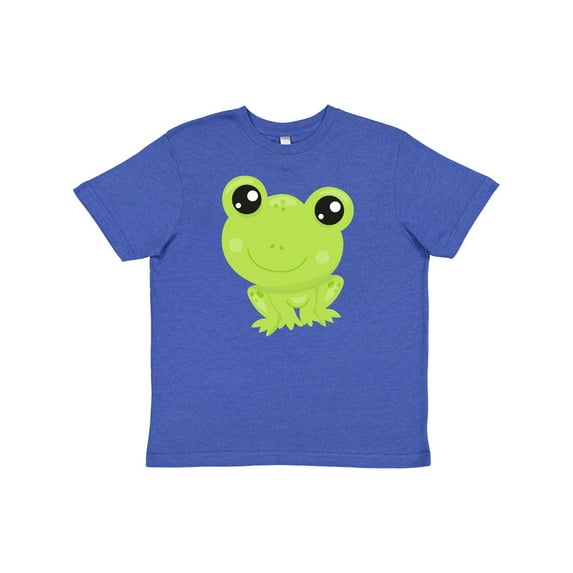 Inktastic Cute Frog, Little Frog, Baby Frog, Green Frog Youth T-Shirt