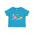 thumbnail image 1 of Inktastic Cute Frogs in a Umbrella with Boots Boys or Girls Toddler T-Shirt, 1 of 5