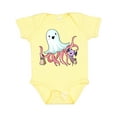 thumbnail image 1 of Inktastic Cute Ghost Octopus Trick or Treating with Bat Boys or Girls Baby Bodysuit, 1 of 5