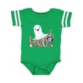 thumbnail image 1 of Inktastic Cute Ghost Octopus Trick or Treating with Bat Boys or Girls Baby Bodysuit, 1 of 5
