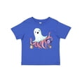 thumbnail image 1 of Inktastic Cute Ghost Octopus Trick or Treating with Bat Boys or Girls Baby T-Shirt, 1 of 5