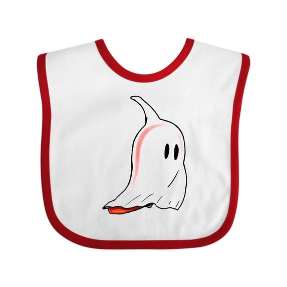 Inktastic Cute Ghost Pepper Boys or Girls Baby Bib