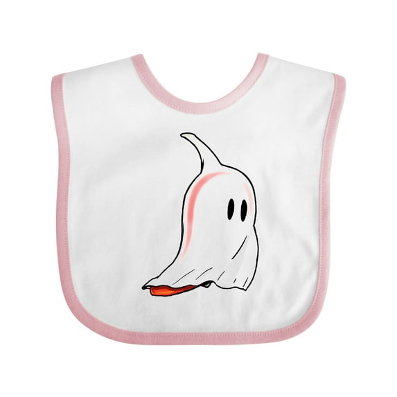 Inktastic Cute Ghost Pepper Boys or Girls Baby Bib