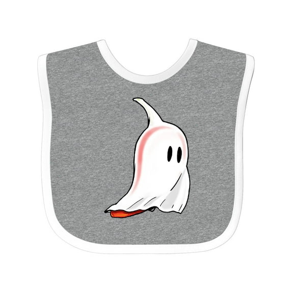 Inktastic Cute Ghost Pepper Boys or Girls Baby Bib