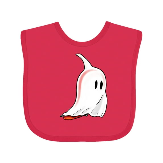 Inktastic Cute Ghost Pepper Boys or Girls Baby Bib