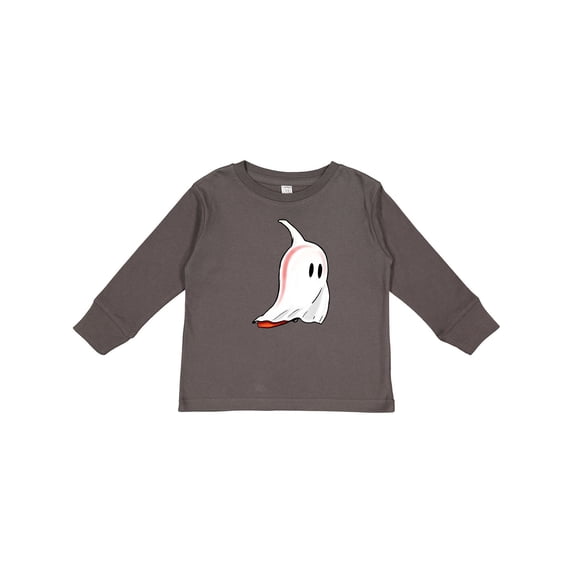 Inktastic Cute Ghost Pepper Boys or Girls Long Sleeve Toddler T-Shirt