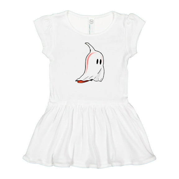 Inktastic Cute Ghost Pepper Girls Baby Dress