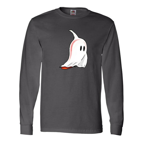 Inktastic Cute Ghost Pepper Long Sleeve T-Shirt