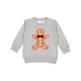 thumbnail image 1 of Inktastic Cute Gingerbread Man with Red Plaid Bowtie Toddler Sweatshirt, 1 of 4
