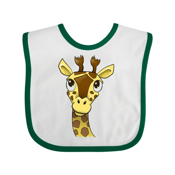 Inktastic Cute Giraffe Boys or Girls Baby Bib