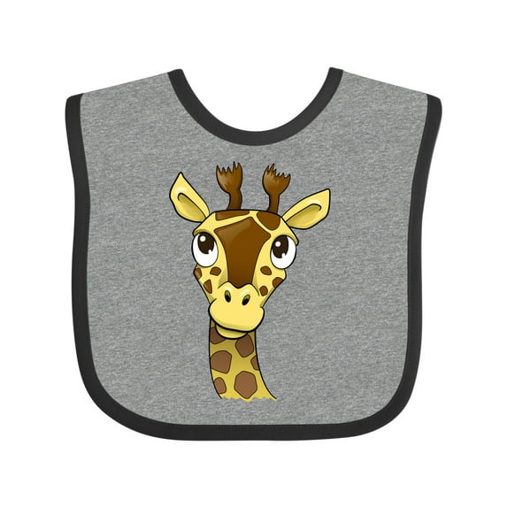 Inktastic Cute Giraffe Boys or Girls Baby Bib