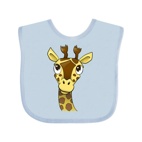 Inktastic Cute Giraffe Boys or Girls Baby Bib