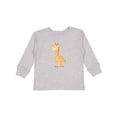 thumbnail image 1 of Inktastic Cute Giraffe Boys or Girls Long Sleeve Toddler T-Shirt, 1 of 5