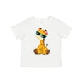 thumbnail image 1 of Inktastic Cute Giraffe, Giraffe with Sunglasses, Cute Animal Boys or Girls Toddler T-Shirt, 1 of 5