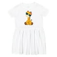 thumbnail image 1 of Inktastic Cute Giraffe, Giraffe with Sunglasses, Cute Animal Girls Toddler Dress, 1 of 5