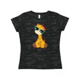 thumbnail image 1 of Inktastic Cute Giraffe, Giraffe with Sunglasses, Cute Animal Women's T-Shirt, 1 of 5