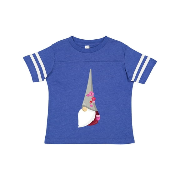 Inktastic Cute Gnome, Gnome With Flowers, Gnome With Hat Girls Toddler T-Shirt