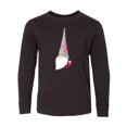 thumbnail image 1 of Inktastic Cute Gnome, Gnome With Flowers, Gnome With Hat Long Sleeve Youth T-Shirt, 1 of 5