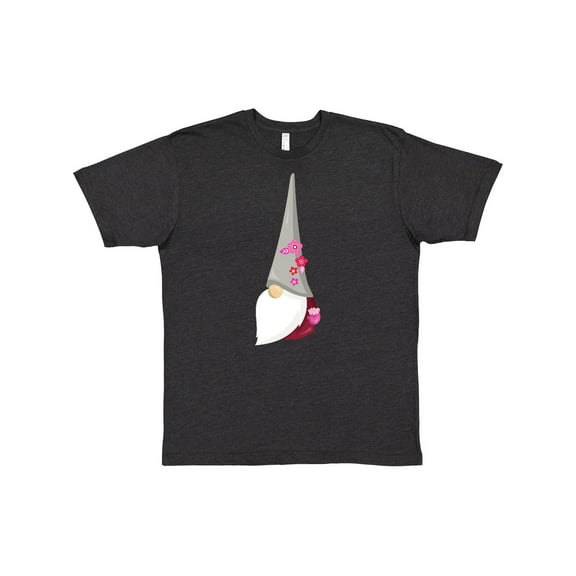 Inktastic Cute Gnome, Gnome With Flowers, Gnome With Hat T-Shirt