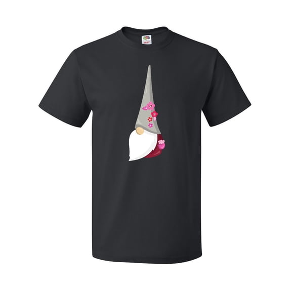 Inktastic Cute Gnome, Gnome With Flowers, Gnome With Hat T-Shirt