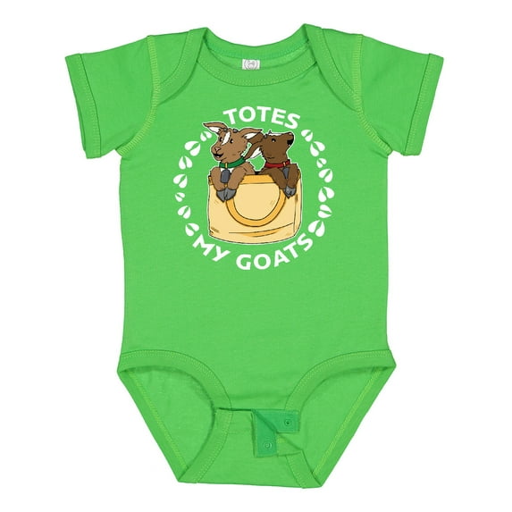 Inktastic Cute Goats Totes My Goats Boys or Girls Baby Bodysuit